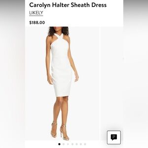 Likely One Shoulder White Dress